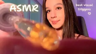 ASMR ✨ The Most Tingling VISUAL TRIGGERS for Sweet Sleep ⭐️🌙 (coconut rain, eye exam, mouth sounds)