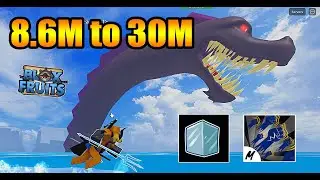 8.6M To 30M Bounty With ICE Fruit | Blox Fruits