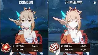 Yoimiya - Crimson Witch vs Shimenawa Reminiscence (Genshin Impact)