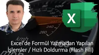 Operations Without Writing Formulas in Excel / Flash Fill Feature 
