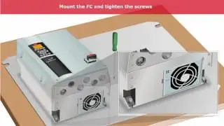 Inverter Danfoss, Lesson 03, FC300 IP55 - installation and connection