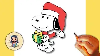 How to Draw Snoopy | Step by step drawing with me 🎨 #digitaldrawing #craftipix #grwm
