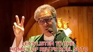ATTENDING THE HOLY MASS ON MY SPECIAL DAY + HOMILY OF REV FR ROEL SOTO #homily#holymass#viralvideo