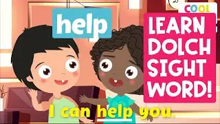Phonics | Sight Words Songs! | Sight Word “help” (Level 1A-13) | by Cool Junior Phonics