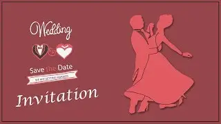 Save the date Invitation | For What's app | Creative wedding E-Invitation | GIF