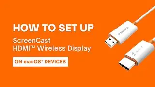 j5create | How To Set Up ScreenCast HDMI™ Wireless Display on macOS® Devices