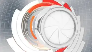 Futuristic Iris Logo Reveal | Cinema 4D Templates | Project Files
