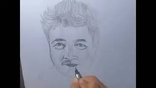 DRAWING FACE OF MAN / HOW TO DRAW A FACE OF MAN