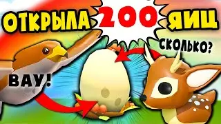 ШОК! ОТКРЫЛА 200 ЛЕСНЫХ ЯИЦ  в Адопт ми! I OPENED 200 Woodland EGGS in Adopt me!