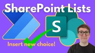 Power Automate - Insert New CHOICE into SharePoint List column!