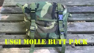 USGI MOLLE BUTT PACK - OVERVIEW/REVIEW