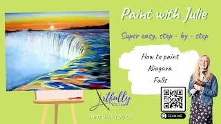 Easy Niagara Falls Painting Lesson