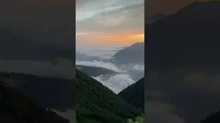 На Бзерпинском карнизе очень красивые закаты. #mountains #автотуризм