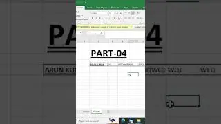 Part-04 in excel beginners to advance  level