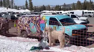 Tommy Olivas at mOnGo Smash 2021 Rail Jam at Eagle Point resort in Beaver Utah