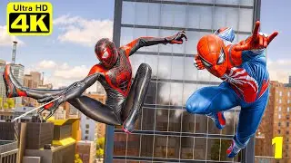 Peter &  Miles Morales  Vs Sandman  |  Marvel’s Spider-Man 2 PC Gameplay | RTX 4060 #1