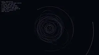 2D Solar System Simulation (python)