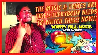 WHITTY FULL WEEK WITH LYRICS BY RECD REACTION!!! - FRIDAY NIGHT FUNKIN THE MUSICAL!! (LYRICAL COVER)