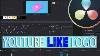 Youtube Like Logó Animáció | Davinci Resolve | Ingyenes letöltés
