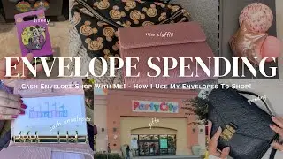 Shop With Me! | How I Shop Using the Cash Envelope System | Target, Disneyland, Party City