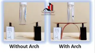 Arch Bridge Prototype | Working of Arch | Demonstration | Use of Arch