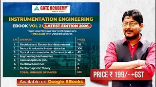 Instrumentation Engineering EBook Vol-2 Launched 🔥 