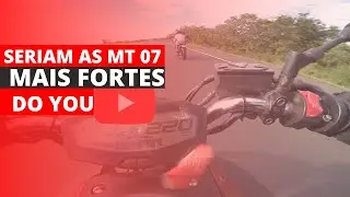 DUELO ENTRE DUAS MT 07 REMAPEADAS!