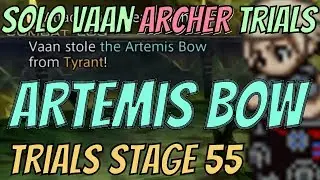 Solo Vaan Archer Trials - Tyrant, 3 Piscodaemons (Stage 55) and the Artemis Bow