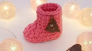 Мини новогодний сапожок