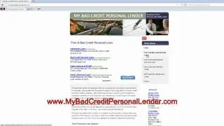 Bad Credit Personal Loans - How to Get a Fast Personal Loan