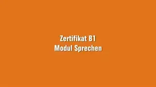 German B1 sprechen practice | German B1 conversation practice | German B1 speaking practice | Part 2