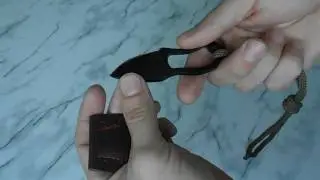 The neck knife. EDC. Unpacking and review.