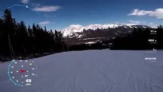 Rekordowo szybki zjazd na nartach