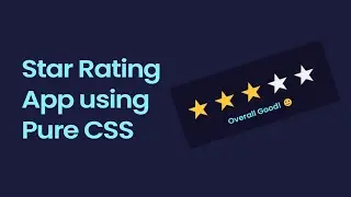 Star Rating Widget With Emoji - Feedback Rating App with Pure CSS - Codingscape
