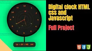 Create a Digital Clock with HTML, CSS, and JavaScript: A Beginner's Project