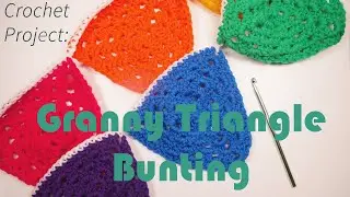 Crochet a Granny Triangle Bunting!