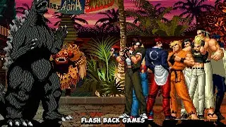 GODZILLA VS THE KING OF FIGHTERS