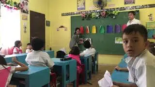 Alper Dama Teaching English to Grade 2nd Students in the Philippines