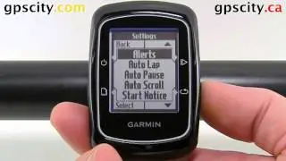 Setting the Time in the Garmin Edge 200 Bike Training Computer with GPS City