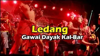LEDANG - PEKAN GAWAI DAYAK KAL-BAR (Pasukan Merah - Atraksi Ilmu Kebal)