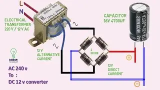 AC 240v to DC 12v converter