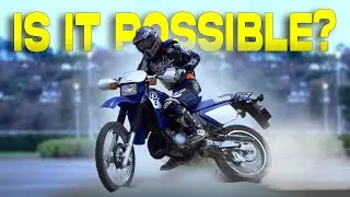 Learning to Drift on the Yamaha DT125R!