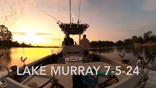 DOWNROD BEATDOWN! LAKE MURRAY STRIPER FISHING