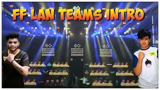 All Teams Intro in @Esportz Freefire Lan 💥❤️