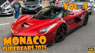 SUPERCARS IN MONACO 2025 - VOL. 4 [2025 4K]