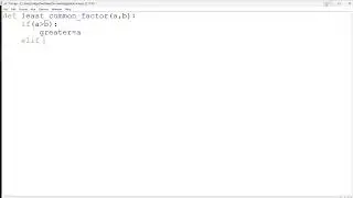 LCM using Python