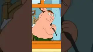 Peter gets a sniper 💀😂 #lois #americanactor #stewie #bradpitt #familyguyclips #quagmire #funny