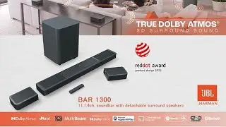 JBL Bar 1300 Unboxing & Sound Test | 11.1.4 Dolby Atmos, DTS:X, MultiBeam Surround Soundbar