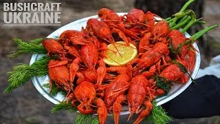Ловим РАКОВ! Как варить Раков! Где Раки Зимуют? Батоним нож Мора Кансбол #mora #kansbol