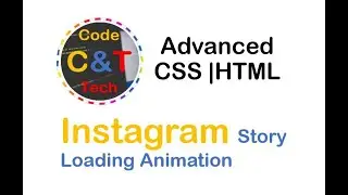 Instagram Story Loading Animation - Advanced CSS | HTML Full Video - 